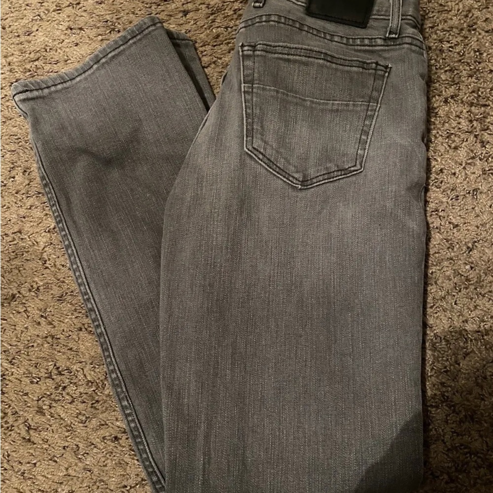Red ale by alesbury jeans men's 29/32 slim fit grey